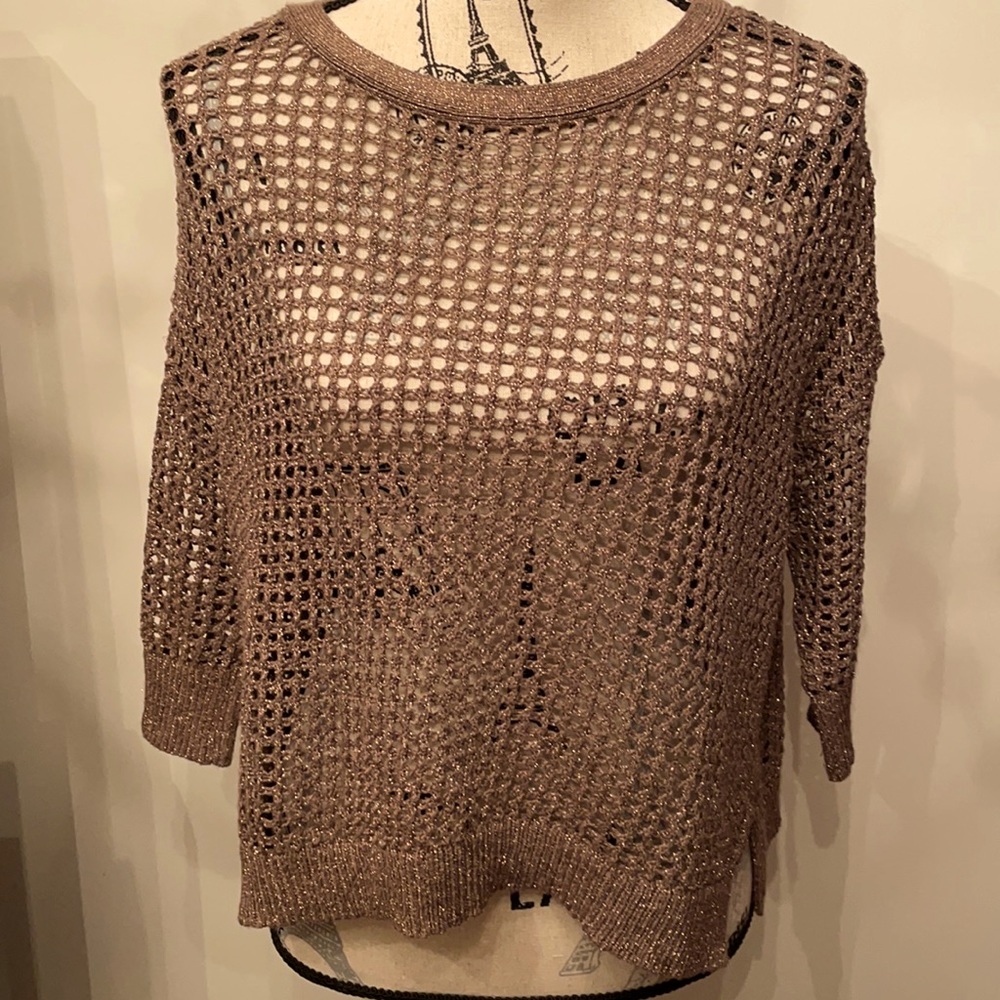 Express Subtle gold sparkle sweater PICK 3 for $20